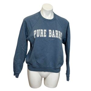 Pure Barre spiritual gangster crew neck sweatshirt cotton size small